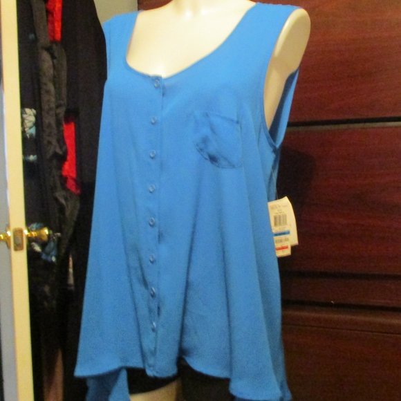 Style & Co. Tops - Style & Co Women's Swing Sleeveless Blouse XL